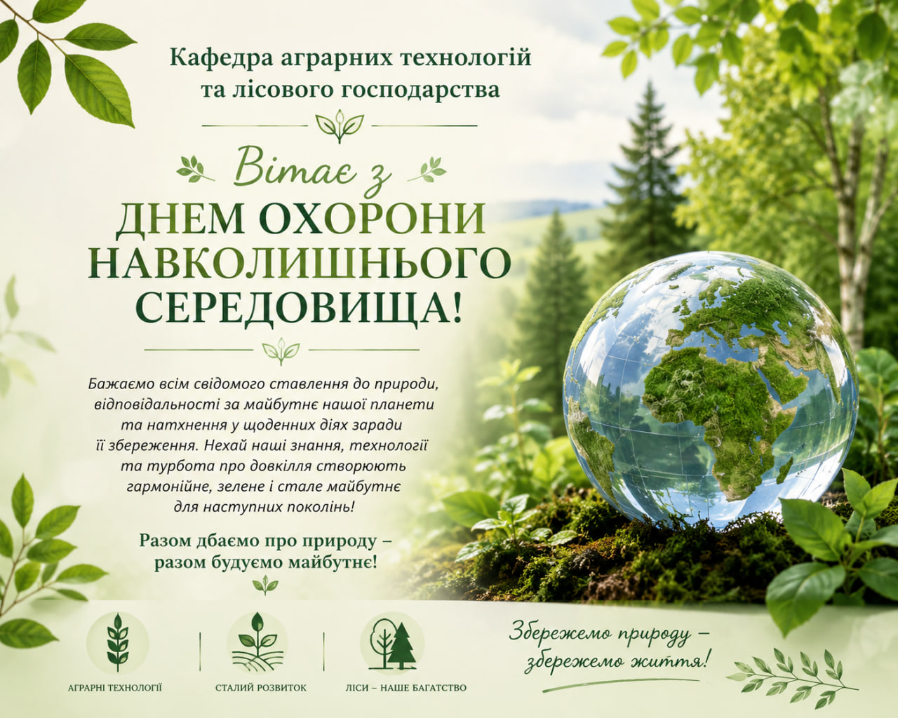 З Днем охорони навколишнього середовища! 
